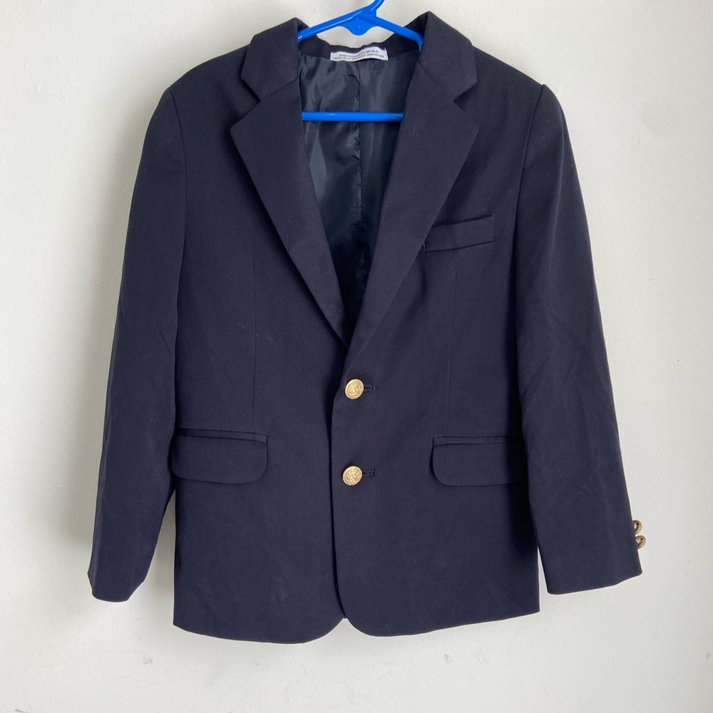 Izod Boys 2-Button Classic Navy Blazer